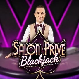 Blackjack Salon Privé online game logo by Ezugi on oranjepalace-casino.com
