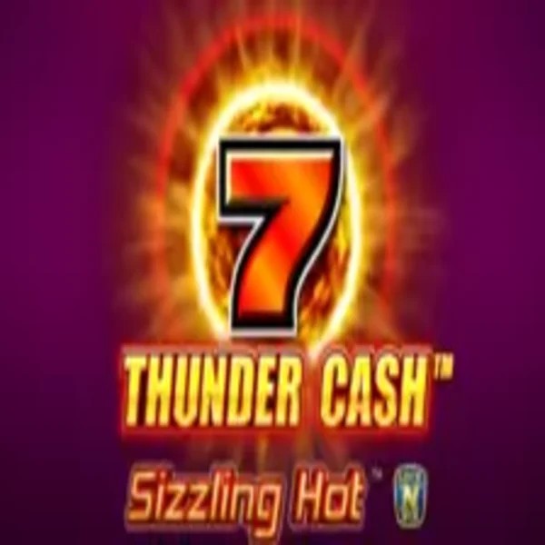 Thunder Cash Sizzling Hot slot logo by Novomatic at Oranje Palace Casino