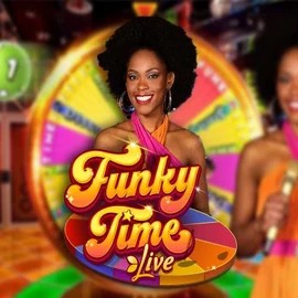 Funky Time slot visual from Evolution available on oranjepalace-casino.com