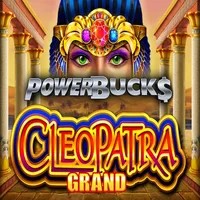 Powerbucks Cleopatra Grand slot logo by IGT at Oranje Palace Casino