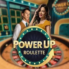 PowerUP Roulette online game logo by Pragmatic Play on oranjepalace-casino.com